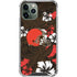 NFL Cleveland Browns Tropical Print iPhone 12 Pro Max Clear Case