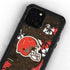 NFL Cleveland Browns Tropical Print iPhone 12 Pro Waterproof Case