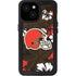 NFL Cleveland Browns Tropical Print iPhone 13 Mini Waterproof Case