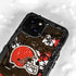 NFL Cleveland Browns Tropical Print iPhone 13 Mini Waterproof Case