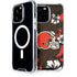 NFL Cleveland Browns Tropical Print iPhone 13 Pro Max MagSafe Case