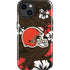 NFL Cleveland Browns Tropical Print iPhone 14 Plus Impact Case