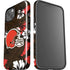 NFL Cleveland Browns Tropical Print iPhone 15 Impact Case