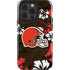 NFL Cleveland Browns Tropical Print iPhone 15 Pro Impact Case