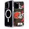 NFL Cleveland Browns Tropical Print iPhone 14 Pro MagSafe Case
