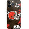 NFL Cleveland Browns Tropical Print iPhone 15 Pro Skin
