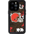 NFL Cleveland Browns Tropical Print iPhone 14 Pro Waterproof Case