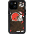 NFL Cleveland Browns Tropical Print iPhone 15 Waterproof Case