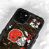NFL Cleveland Browns Tropical Print iPhone 15 Waterproof Case