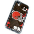 NFL Cleveland Browns Tropical Print iPhone SE (2nd & 3rd Gen) Clear Case