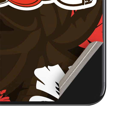 NFL Cleveland Browns Tropical Print iPhone SE (2nd & 3rd Gen) Skin