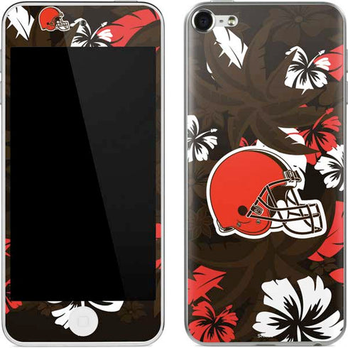 NFL Cleveland Browns Tropical Print Apple iPod Skin