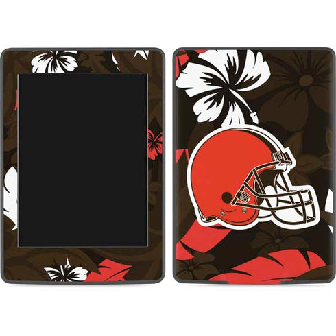 NFL Cleveland Browns Tropical Print Amazon Kindle Skin