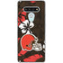 NFL Cleveland Browns Tropical Print LG Stylo 6 Clear Case