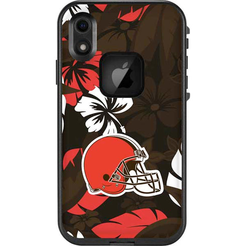 NFL Cleveland Browns Tropical Print LifeProof Fre iPhone Skin