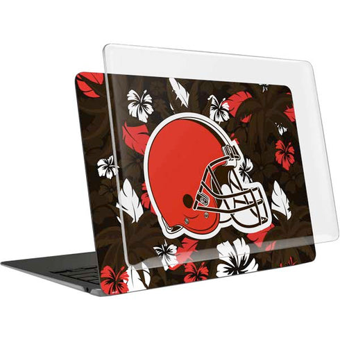 NFL Cleveland Browns Tropical Print MacBook Air 13in (2020) Case plus Skin