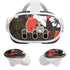 NFL Cleveland Browns Tropical Print Meta Quest 3 Skin