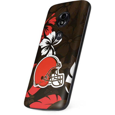 NFL Cleveland Browns Tropical Print Moto E5 Play Skin