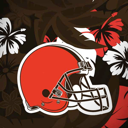 NFL Cleveland Browns Tropical Print Moto G6 Skin