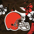 NFL Cleveland Browns Tropical Print Moto G6 Skin