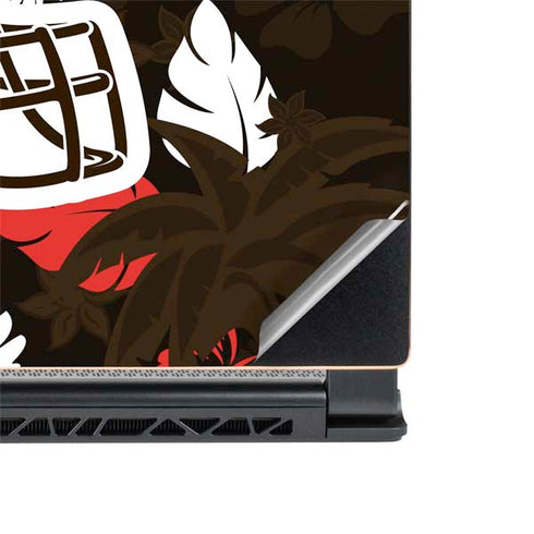 NFL Cleveland Browns Tropical Print MSI GS65 Stealth Laptop Skin