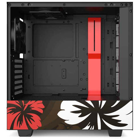 NFL Cleveland Browns Tropical Print NZXT H510 Compact ATX Mid-Tower Case Skin