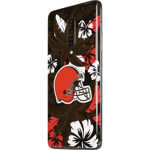 NFL Cleveland Browns Tropical Print OnePlus 7 Pro Skin
