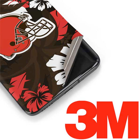 NFL Cleveland Browns Tropical Print OnePlus 7 Pro Skin