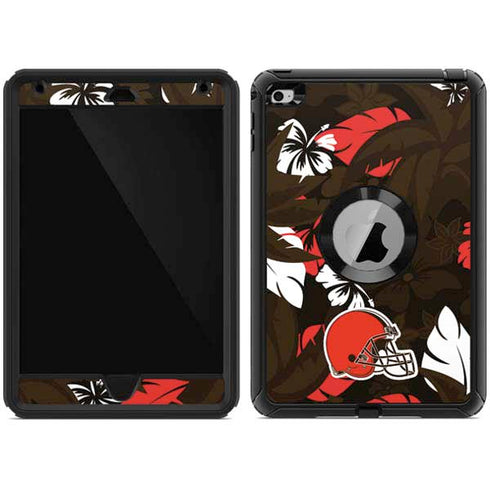 NFL Cleveland Browns Tropical Print Otterbox Defender iPad Skin