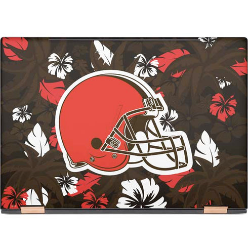NFL Cleveland Browns Tropical Print HP Spectre Skin