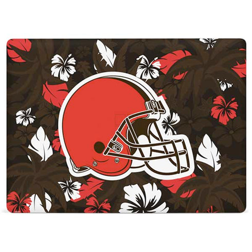 NFL Cleveland Browns Tropical Print Surface Laptop 2 Skin