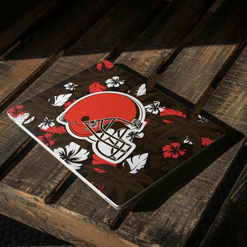 NFL Cleveland Browns Tropical Print Surface Laptop 2 Skin