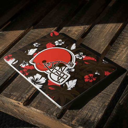 NFL Cleveland Browns Tropical Print Surface Laptop 3 13.5in Skin