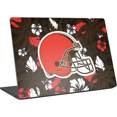 NFL Cleveland Browns Tropical Print Surface Laptop 4 15in Skin