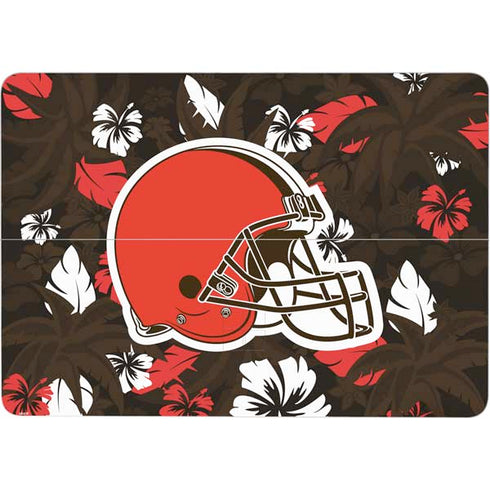 NFL Cleveland Browns Tropical Print Surface Laptop Studio Skin