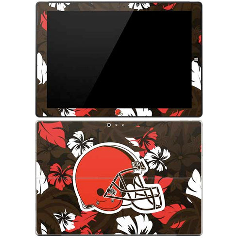 NFL Cleveland Browns Tropical Print Surface Pro 3 Skin