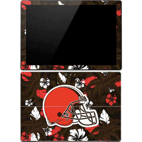 NFL Cleveland Browns Tropical Print Surface Pro 4 Skin