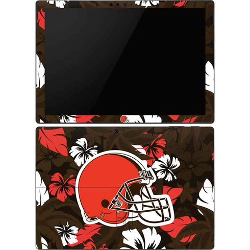 NFL Cleveland Browns Tropical Print Surface Pro 6 Skin