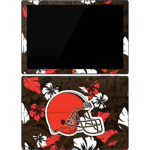 NFL Cleveland Browns Tropical Print Surface Pro 7 Skin