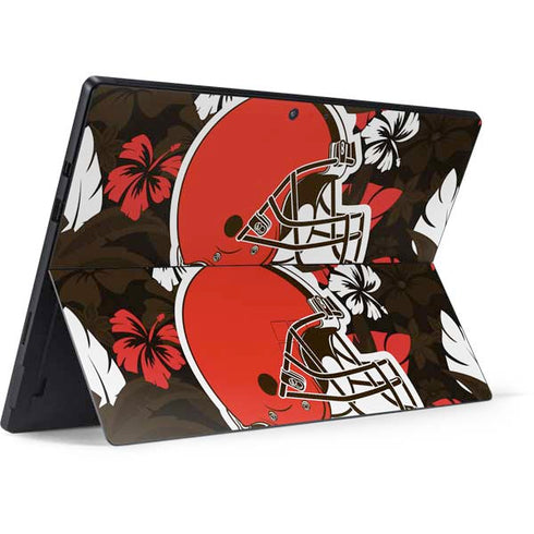 NFL Cleveland Browns Tropical Print Surface Pro 7 Skin
