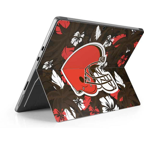 NFL Cleveland Browns Tropical Print Surface Pro 8 Skin