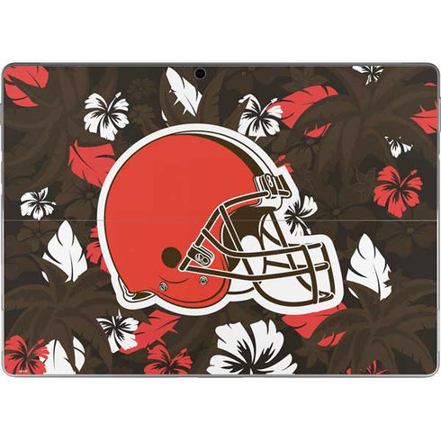 NFL Cleveland Browns Tropical Print Surface Pro 9 Skin