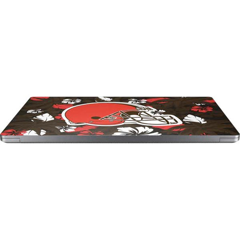 NFL Cleveland Browns Tropical Print Universal Laptop 13in (10.6 x 7.6in) Skin