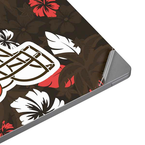 NFL Cleveland Browns Tropical Print Universal Laptop 14in (11.4 x 8.2in) Skin
