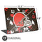 NFL Cleveland Browns Tropical Print Universal Laptop 15in (12.2 x 8.8in) Skin