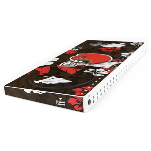 NFL Cleveland Browns Tropical Print Xbox Adaptive Controller Skin