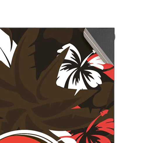 NFL Cleveland Browns Tropical Print Xbox Series X Console Skin