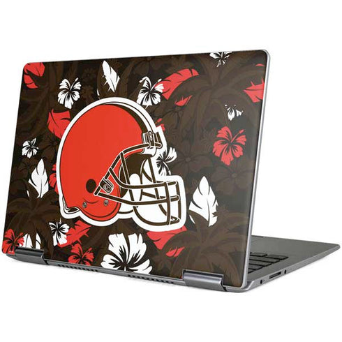 NFL Cleveland Browns Tropical Print Yoga 710 14in Skin