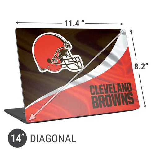 NFL Cleveland Browns Universal Laptop 14in (11.4 x 8.2in) Skin