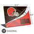 NFL Cleveland Browns Universal Laptop 15in (12.2 x 8.8in) Skin